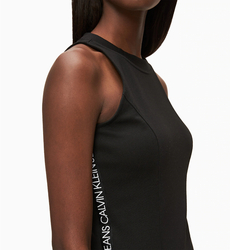 Calvin Klein dámske čierne šaty Milano - M (BAE)