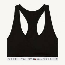 Tommy Hilfiger dámska čierna športová podprsenka Iconic - XS (990)