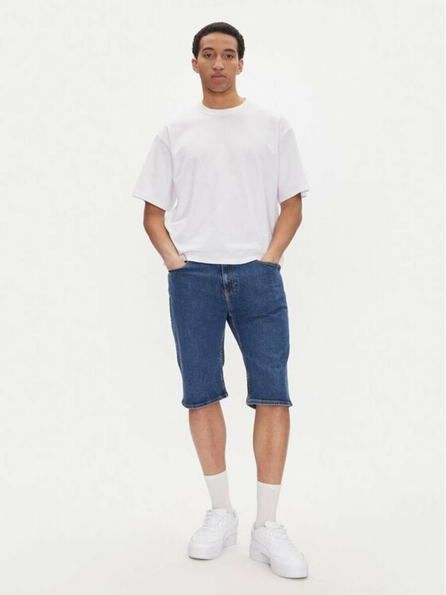 detail Tommy Jeans pánske džínsové kraťasy