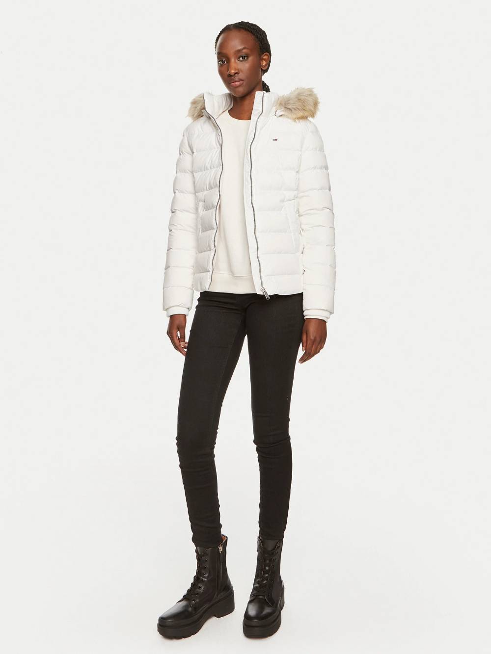 detail TJW BASIC HOODED DOWN JACKET EXT