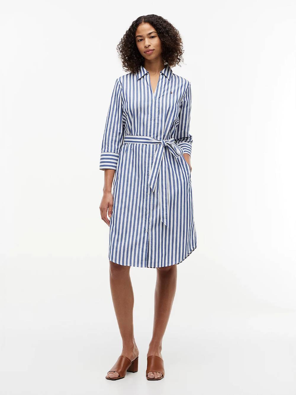detail Tommy Hilfiger dámske košeľové šaty