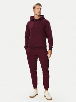 nahlad Tommy Jeans pánska vínová mikina
