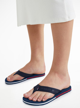 nahlad Tommy Jeans dámske tmavomodré žabky