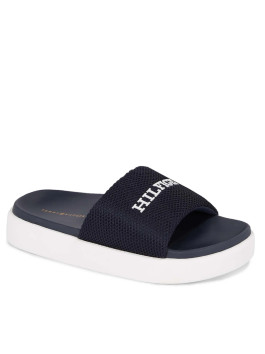 nahlad Tommy Hilfiger dámske tmavo modré šľapky