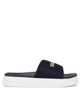 nahlad Tommy Hilfiger dámske tmavo modré šľapky