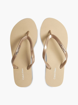 nahlad Calvin Klein dámske bronzové žabky