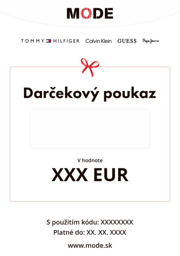 Darčekový poukaz - biely