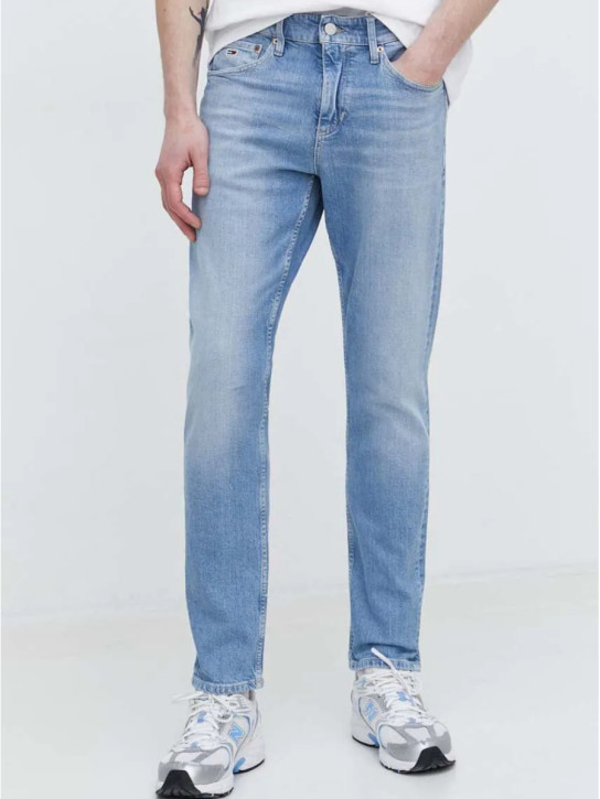 Tommy Jeans pánske modré džínsy