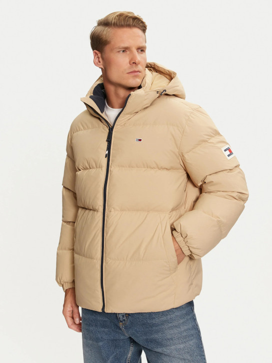 Tommy Jeans pánska béžová bunda