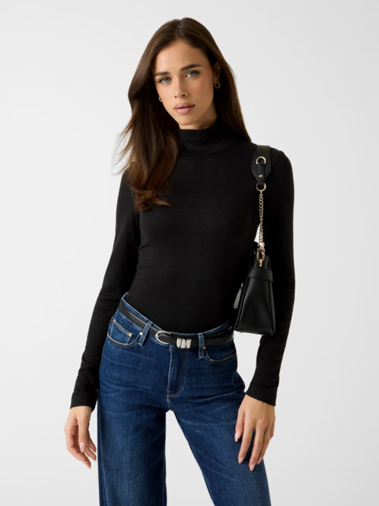 Guess dámsky čierny rolák