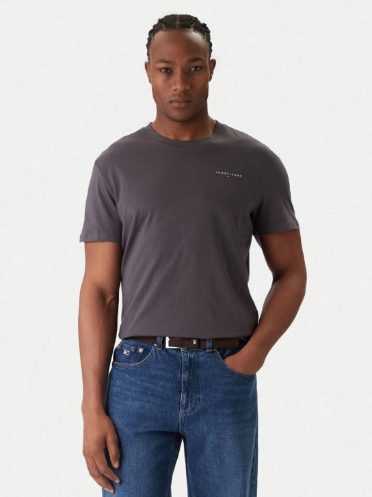 Tommy Jeans pánske šedé tričko