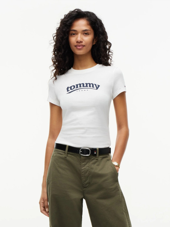 Tommy Jeans dámske biele tričko