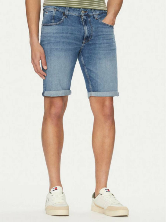 Tommy Jeans pánske džínsové kraťasy