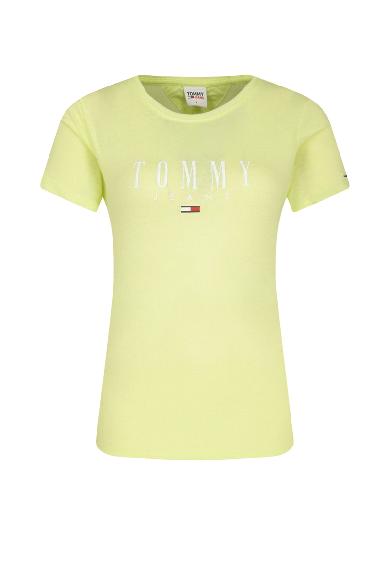Tommy Jeans dámske fosforové žlté tričko - XS (LT3)