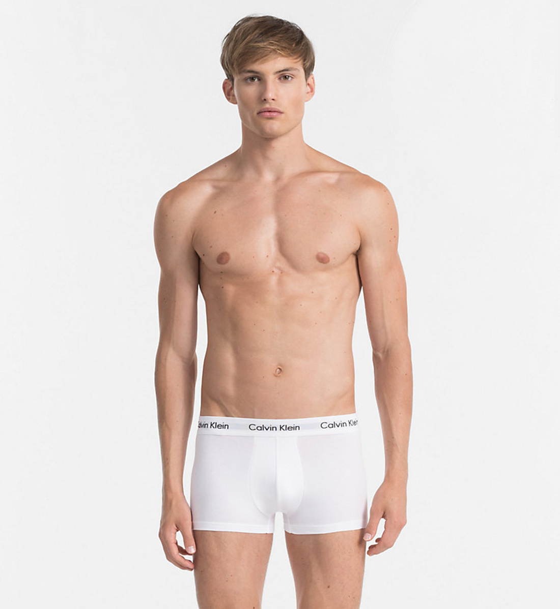 Calvin Klein sada pánskych bielych boxeriek - L (100)