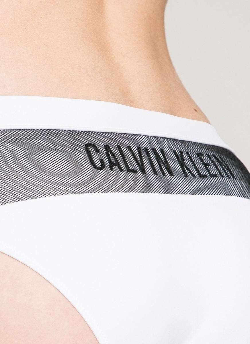 Calvin Klein dámske biele plavkové nohavičky - XS (100)