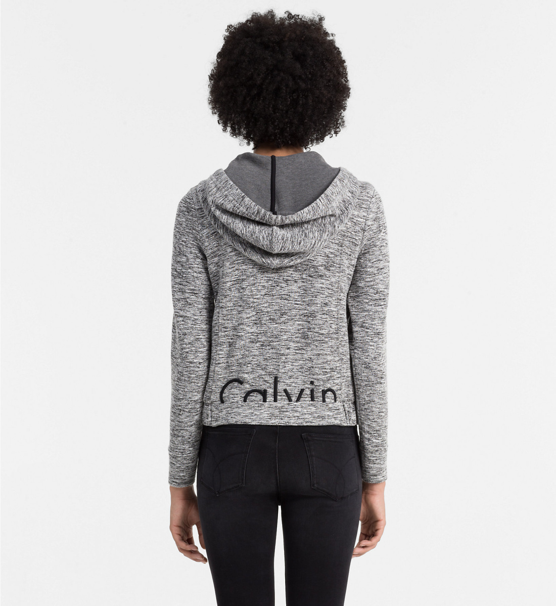 Calvin Klein dámska melírovaná mikina - XS (901)
