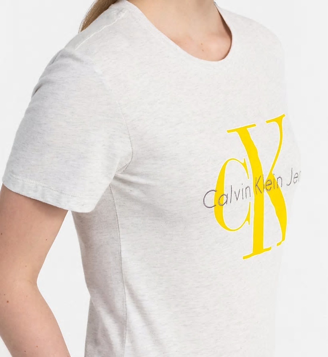 Calvin Klein dámske melírované tričko - XS (172)