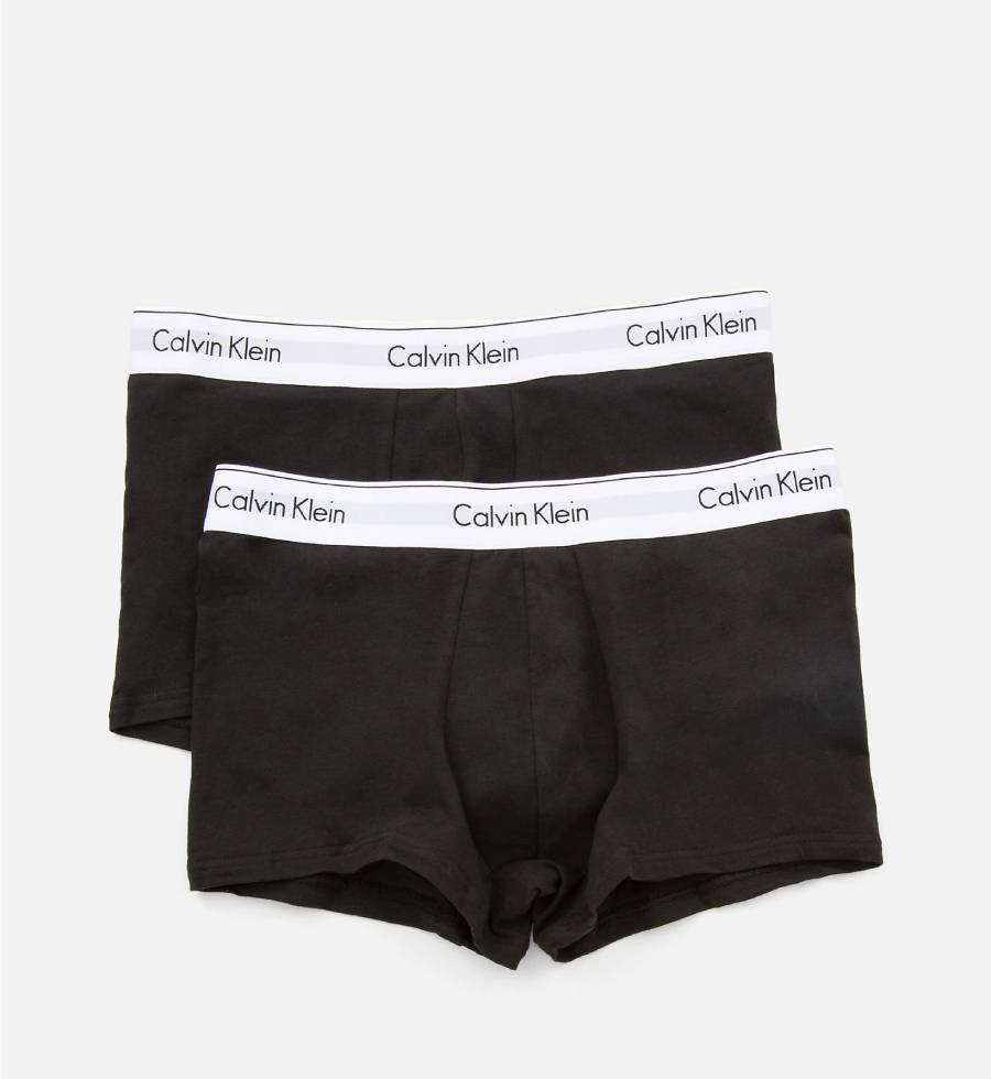 Calvin Klein sada pánskych čiernych boxeriek - S (001)