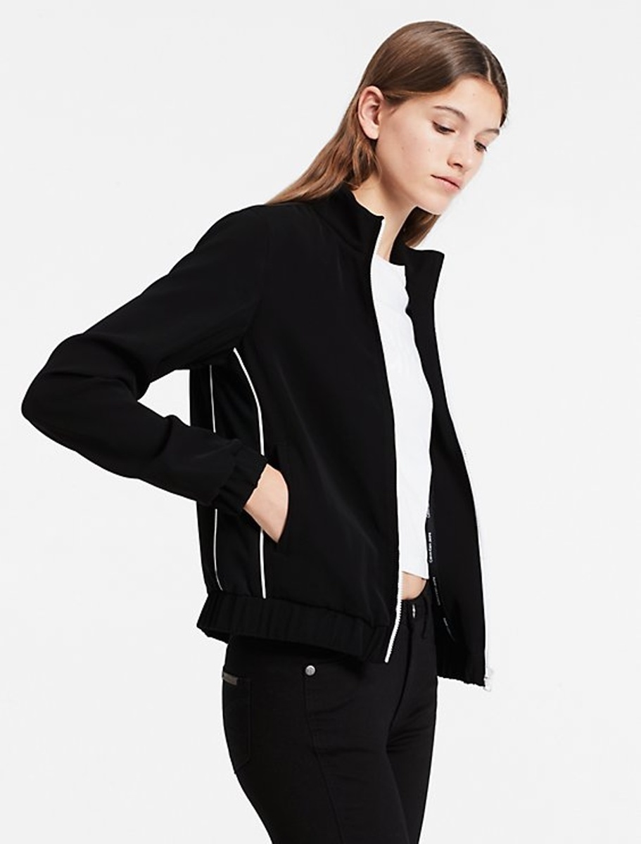 Calvin Klein dámska čierna športová bunda - XS (099)