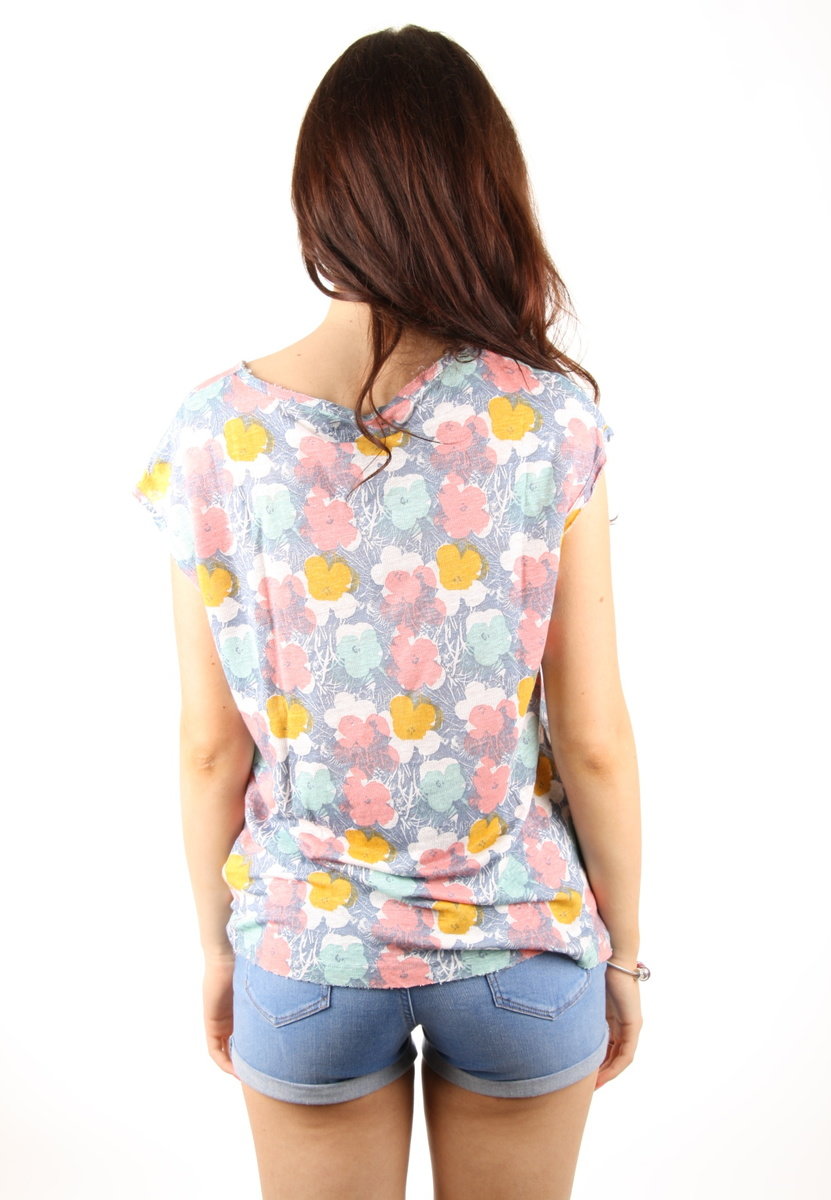 Pepe Jeans dámske kvetované tričko - XS (0AA)