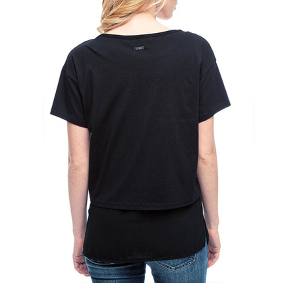 Guess dámske čierne tričko - XS (PC72)