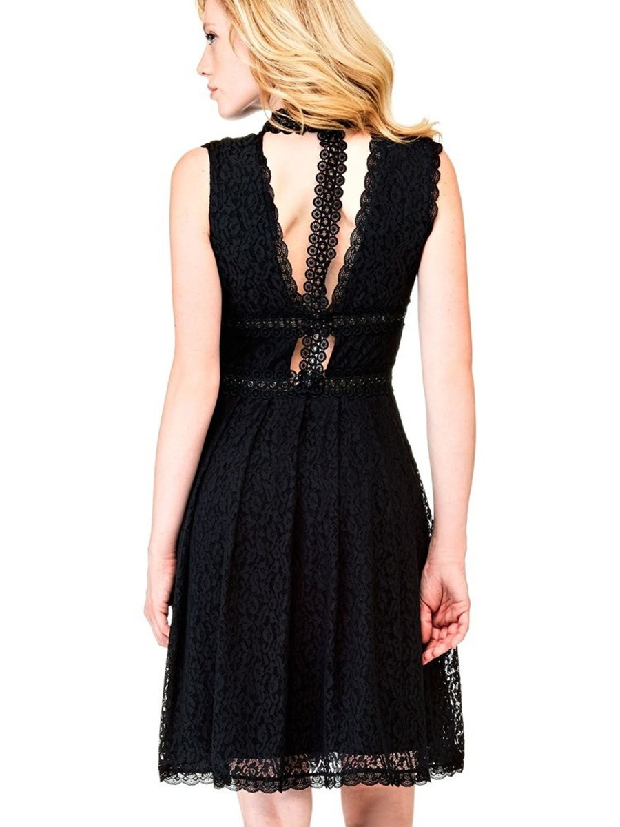 Guess dámske čierne šaty Katherine - XS (A996)