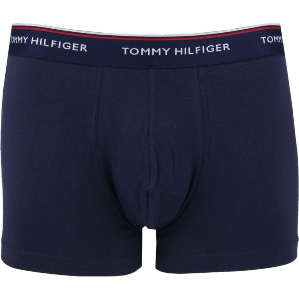 Tommy Hilfiger pánske tmavomodré boxerky 3pack - S (409PEAC)