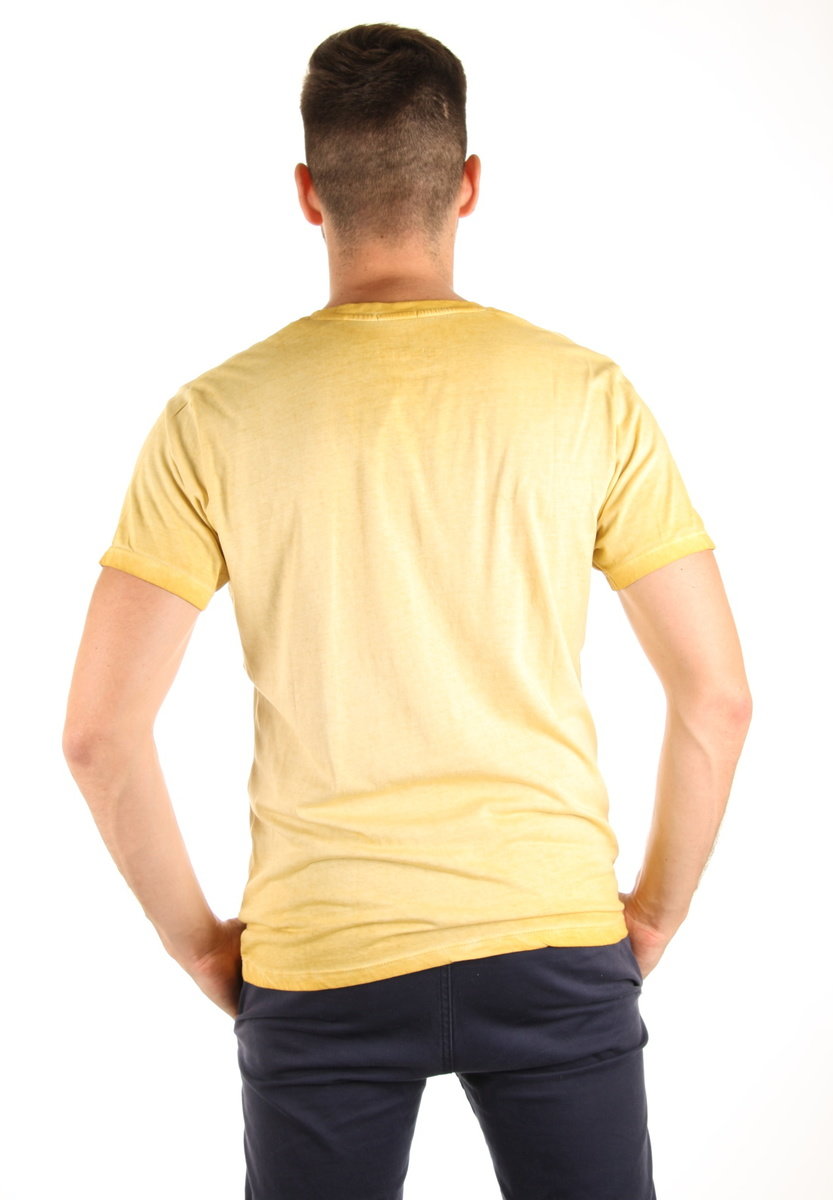Pepe Jeans pánske žlté tričko West - S (078)