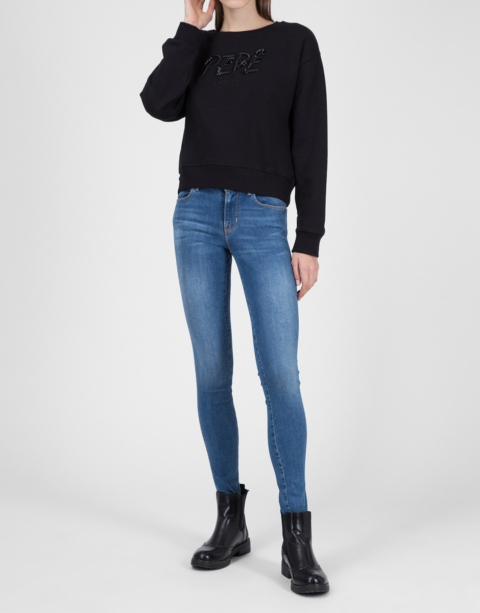 Pepe Jeans dámska čierna mikina Sofi - M (999)