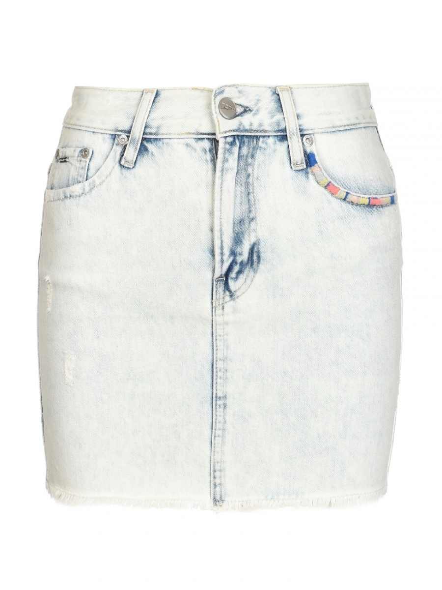 Pepe Jeans dámska džínsová mini sukne Bonbón - XS (0)