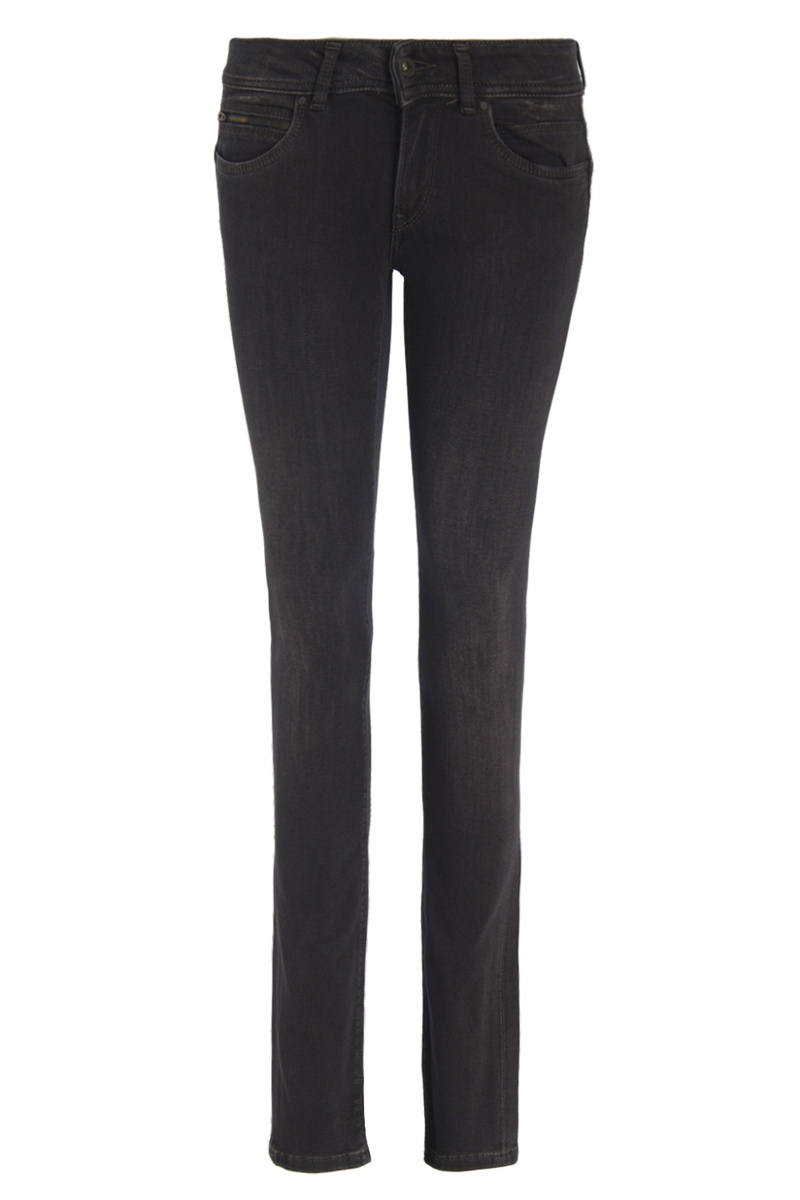 Pepe Jeans dámske džínsy New Brook vo farbe - spraná čierna - 25/32 (000)