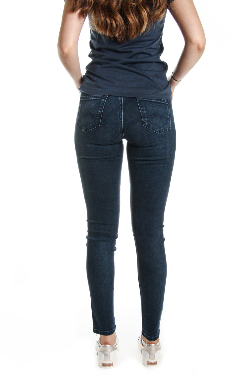 Pepe Jeans dámske tmavomodré džínsy Lola - 25/28 (000)