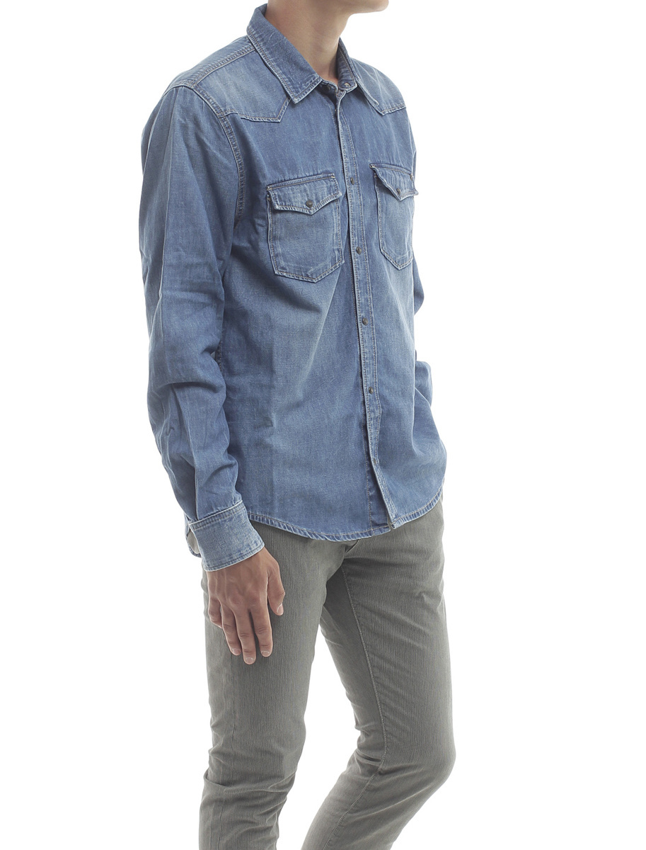 Pepe Jeans pánska džínsová košeľa Carson - S (000)