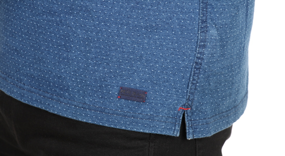 Pepe Jeans pánske modré polo Brownie - KAZOVÝ TOVAR - L (561)