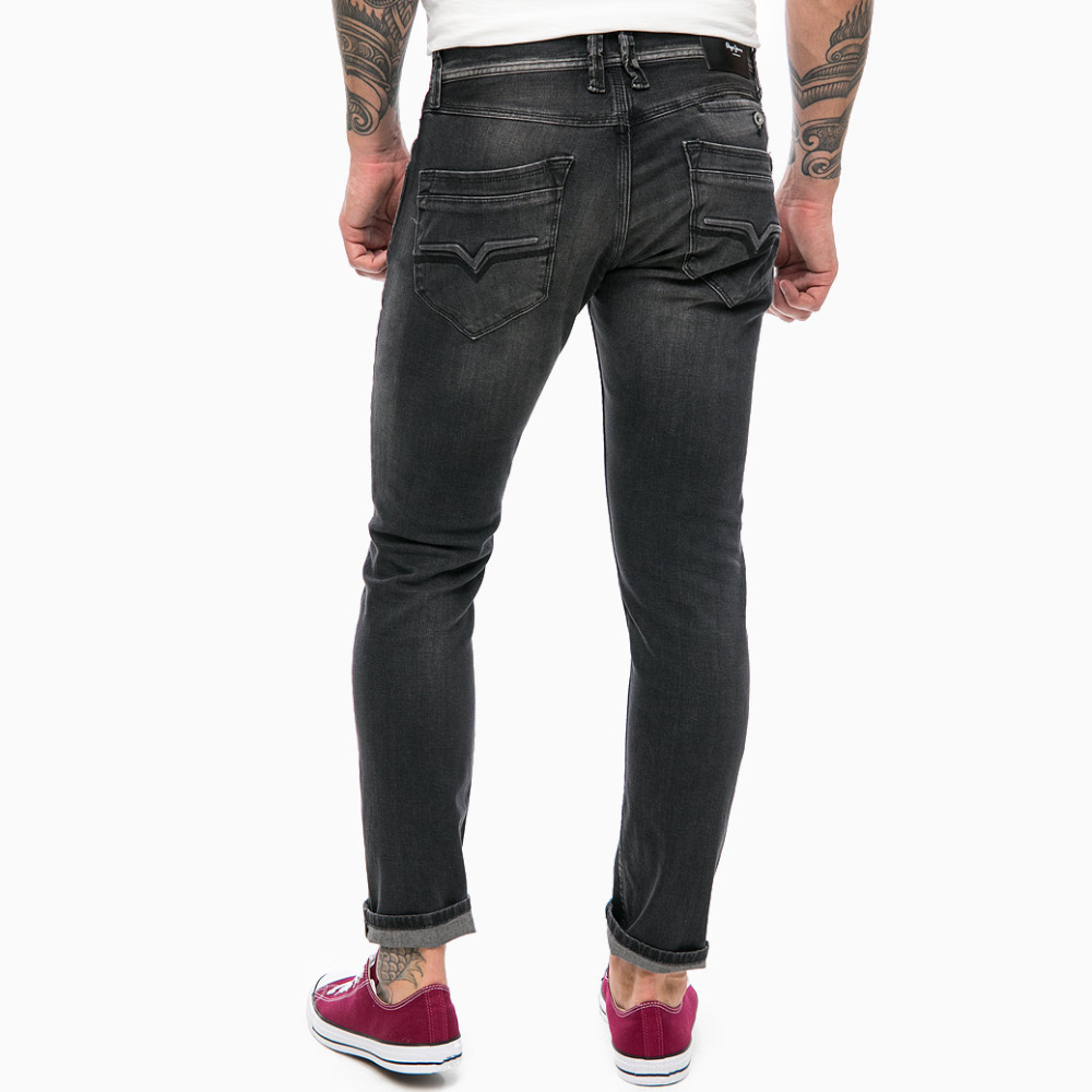 Pepe Jeans pánske tmavošedé džínsy Spike - 30/32 (000)