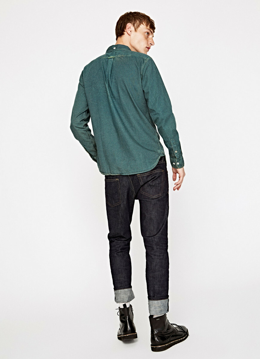 Pepe Jeans pánska zelená košeľa Harvey - L (561)