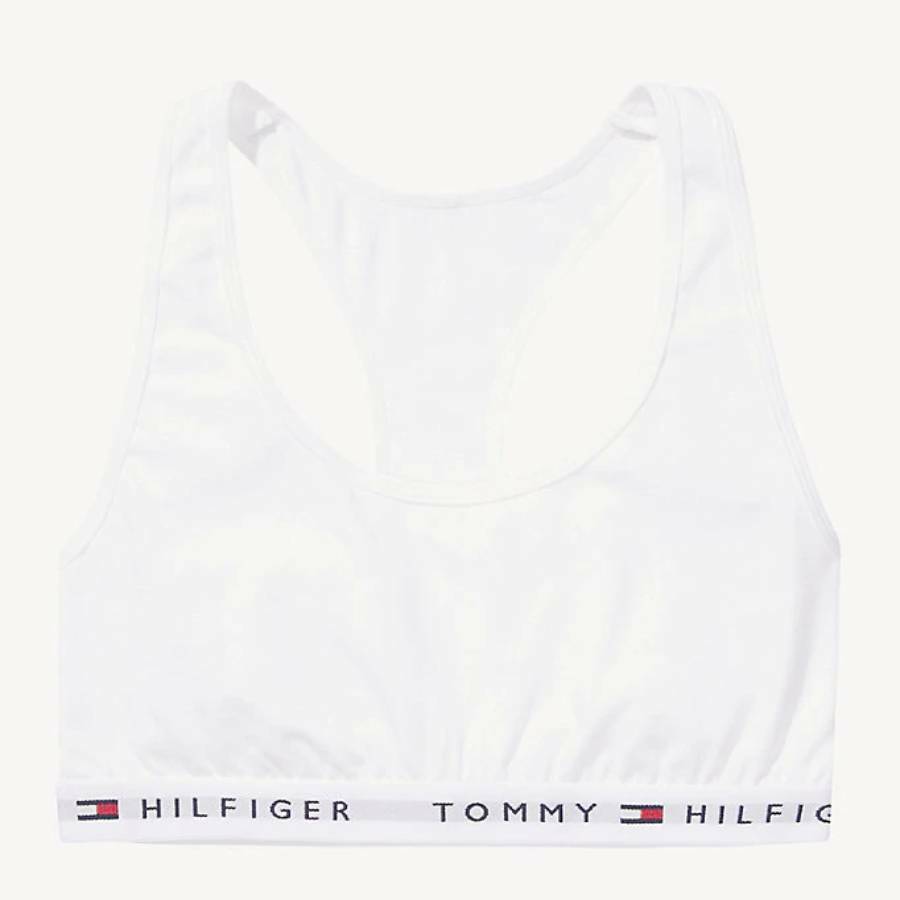 Tommy Hilfiger dámska biela športová podprsenka Iconic - XS (100)