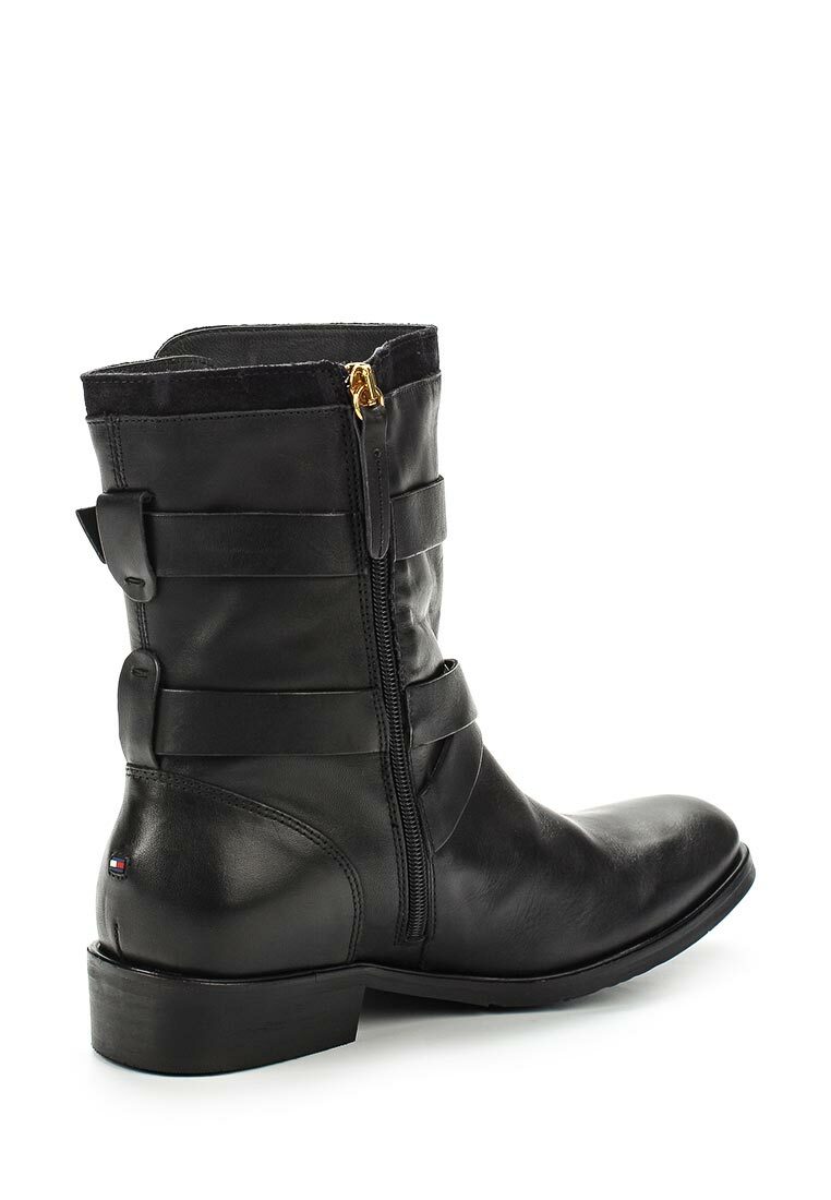 Tommy Hilfiger dámske čierne členkové topánky - 36 (990)