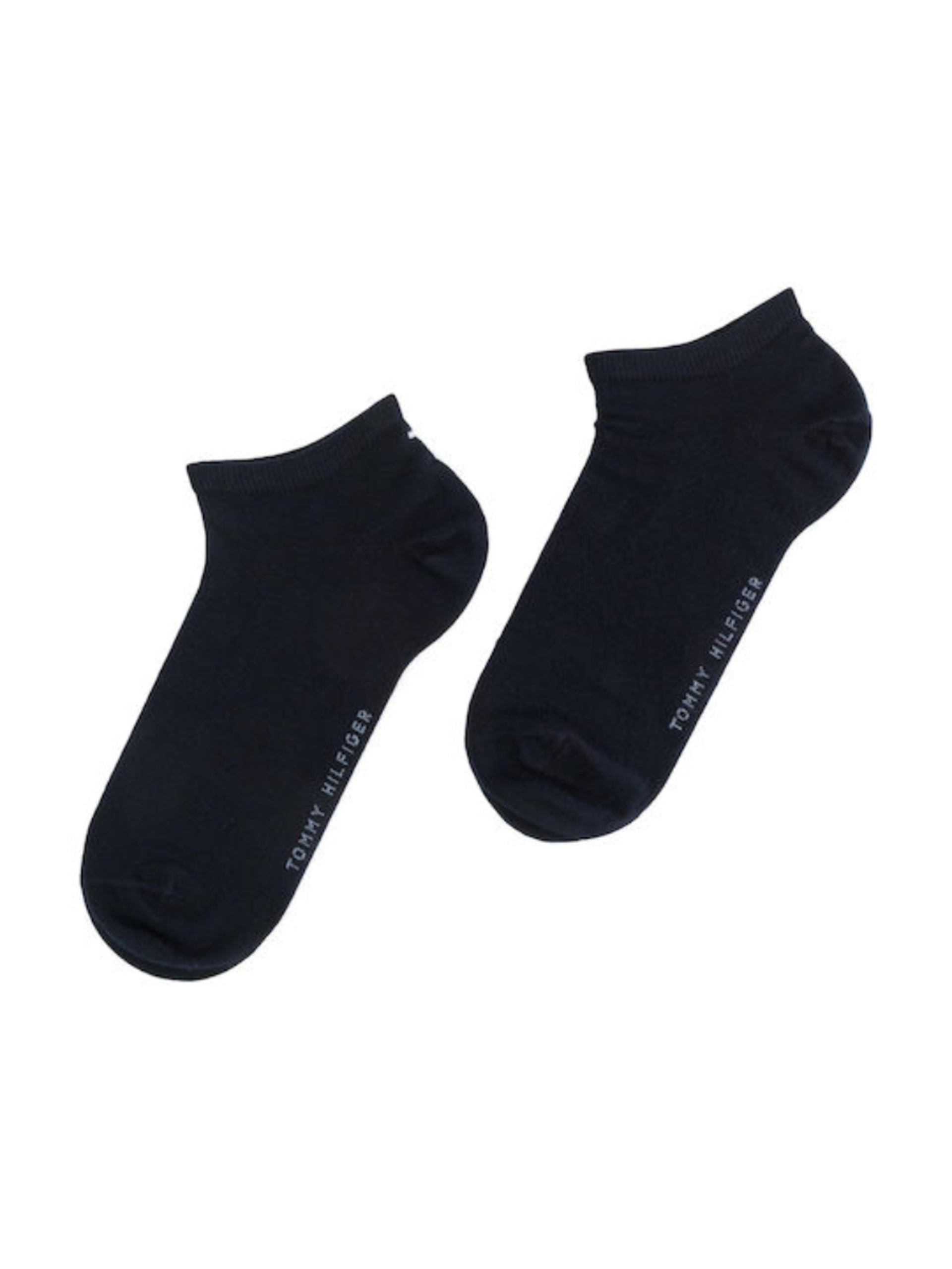 Tommy Hilfiger pánske čierne ponožky 2 pack - 39 (322)