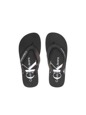 Calvin Klein dámske čierne žabky - 37 (00X)