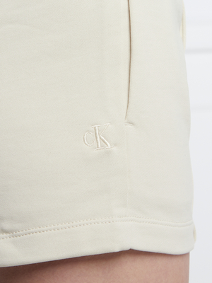 Calvin Klein dámske béžové teplákové šortky - L (ACF)