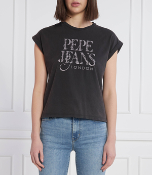 Pepe Jeans čierne dámske Linda tričko - XS (999)