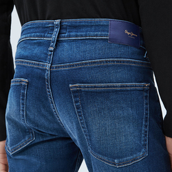 Pepe Jeans pánske modré džínsy Cash - 33/34 (000)