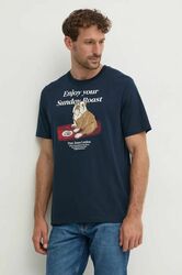 Pepe Jeans pánske tričko AXEL s potlačou - S (594)