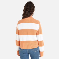 Calvin Klein dámsky pruhovaný sveter - XS (YBI)