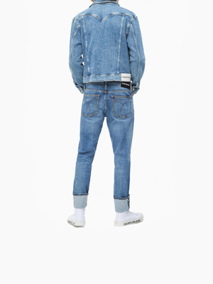 Calvin Klein pánske modré džínsy - 34/34 (1A4)