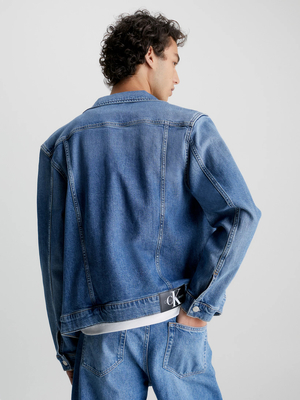 Calvin Klein pánska modrá džínsová bunda - XL (1A4)