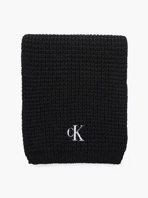Calvin Klein dámsky čierny šál - OS (BDS)