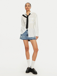 Calvin Klein dámska biela košeľa - XS (YAF)
